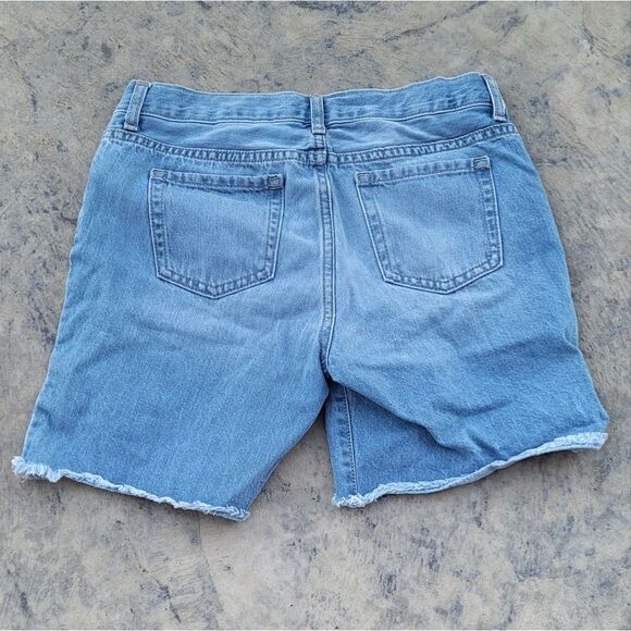 Children's Place Midi Mi-Long Distressed Jean Shorts 14 - Picture 3 of 6